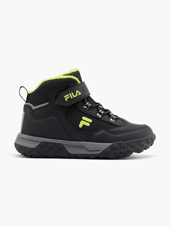 la fila de cordones de arranque negro deichmann