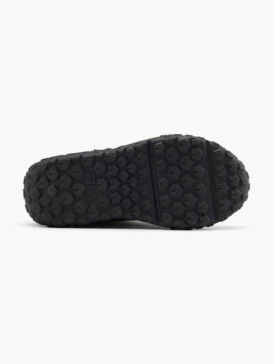 la fila de cordones de arranque negro deichmann