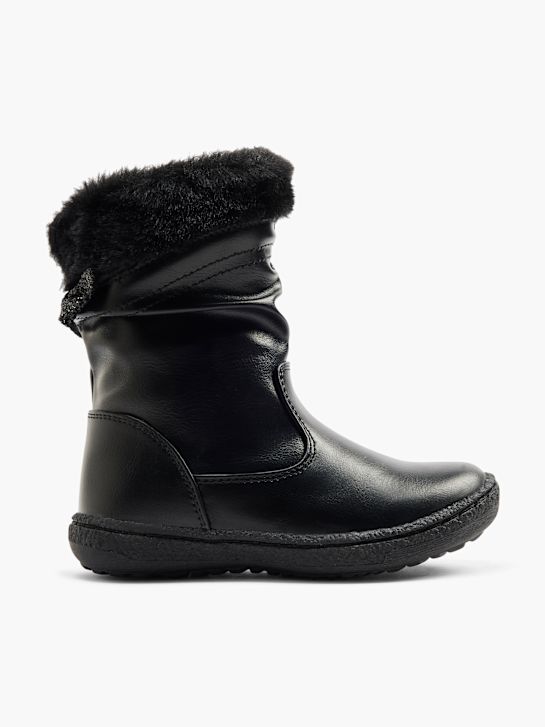cupcake de alta costura de la altura de la rodilla de arranque negro deichmann