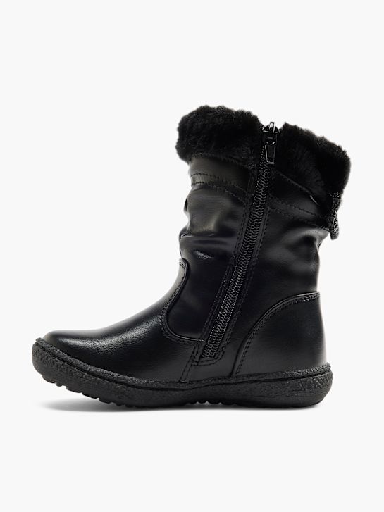 cupcake de alta costura de la altura de la rodilla de arranque negro deichmann