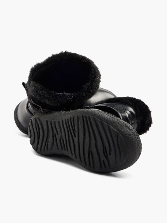 cupcake de alta costura de la altura de la rodilla de arranque negro deichmann