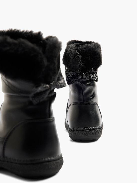 cupcake de alta costura de la altura de la rodilla de arranque negro deichmann