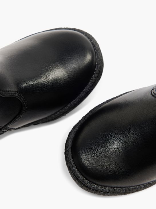 cupcake de alta costura de la altura de la rodilla de arranque negro deichmann
