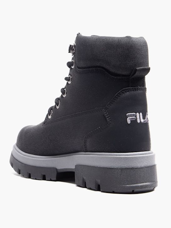 la fila de cordones de arranque negro deichmann