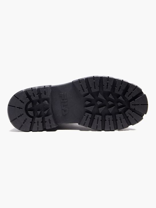 la fila de cordones de arranque negro deichmann