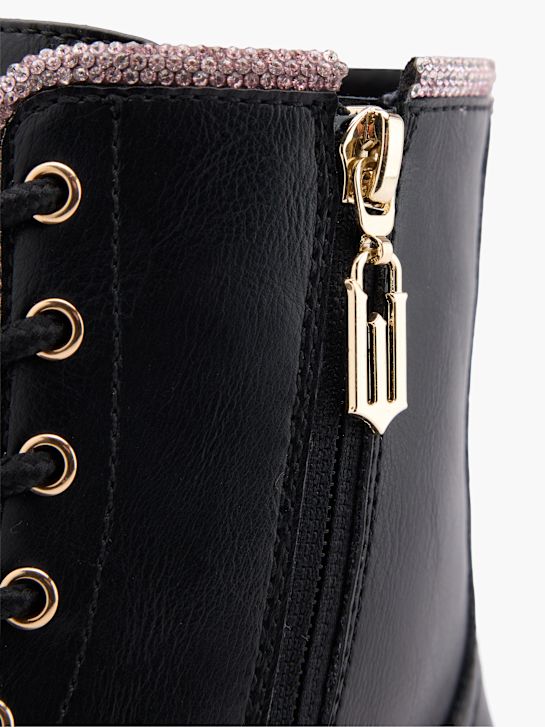 wicked cordones de arranque negro deichmann