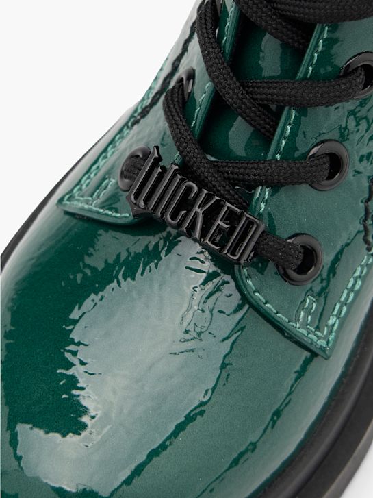 wicked cordones de arranque verde deichmann