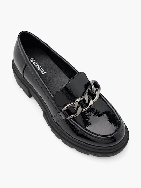 graceland bajo zapatos negro deichmann