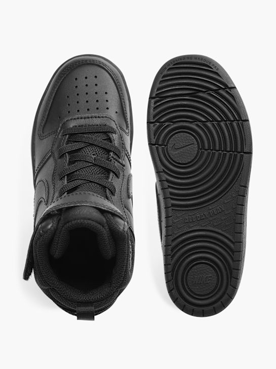 nike tribunal del condado de mediados de los 2 psv alta entrenador superior negro deichmann