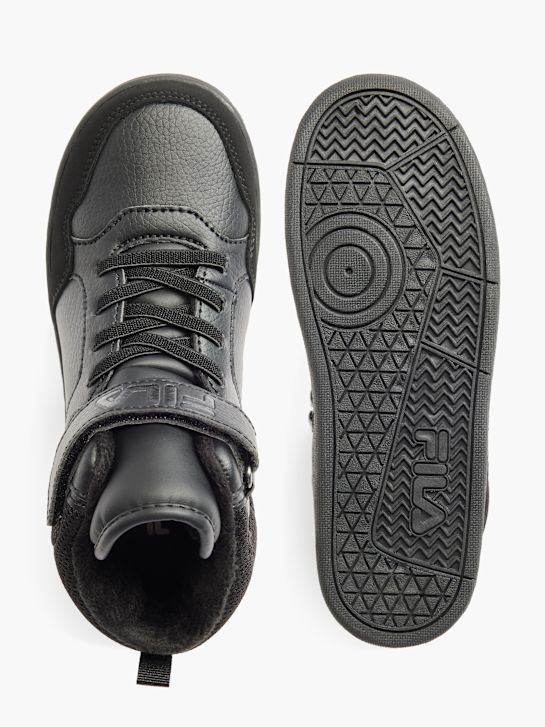 la fila superior de entrenador negro deichmann