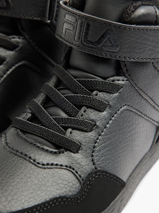la fila superior de entrenador negro deichmann