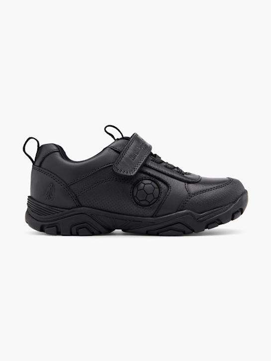 hush puppies de la escuela de zapatos entrenador negro deichmann