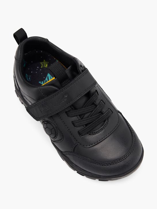 hush puppies de la escuela de zapatos entrenador negro deichmann