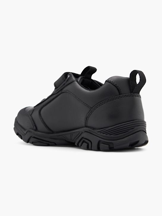 hush puppies de la escuela de zapatos entrenador negro deichmann