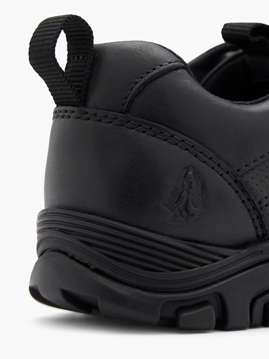 hush puppies de la escuela de zapatos entrenador negro deichmann
