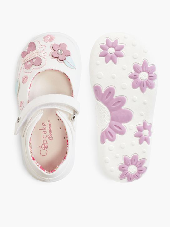 cupcake de alta costura bajo zapatos blanco deichmann