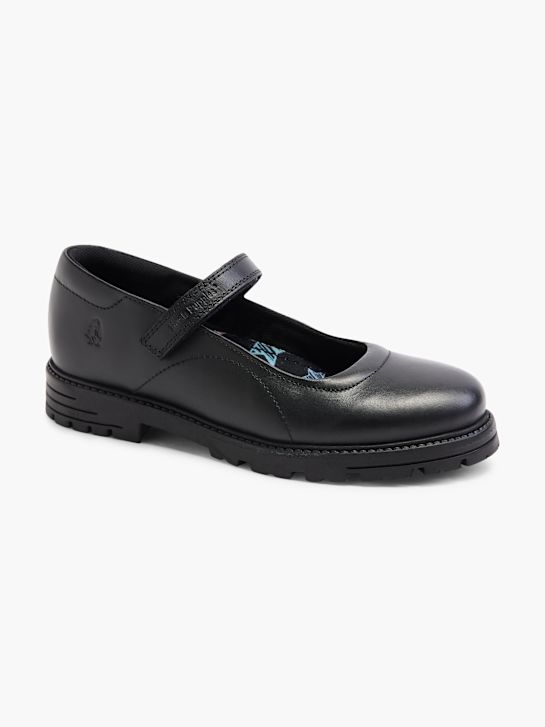 hush puppies de la escuela de zapatos bajos zapatos negro deichmann
