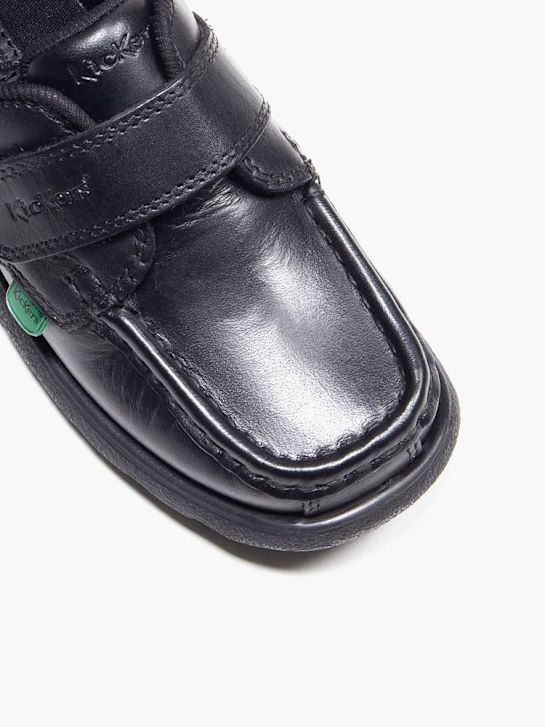kickers de la escuela de zapatos bajos zapatos negro deichmann
