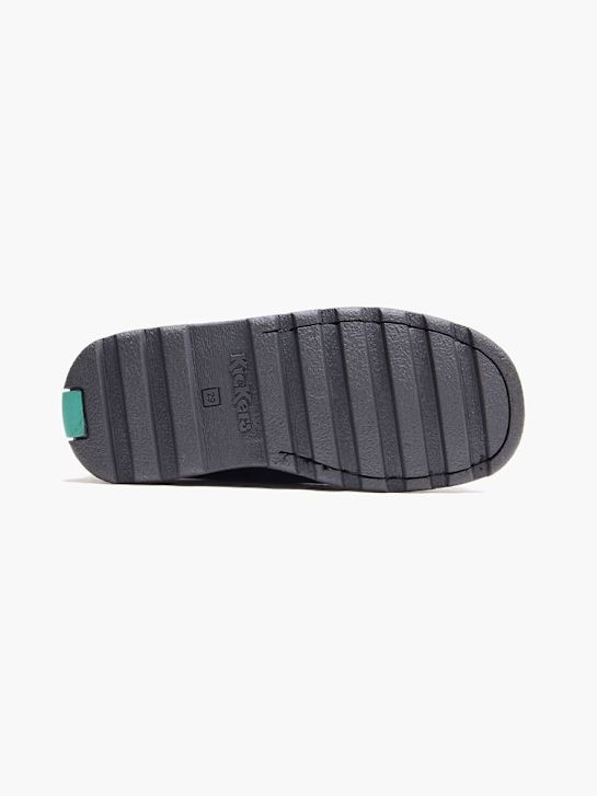 kickers de la escuela de zapatos bajos zapatos negro deichmann