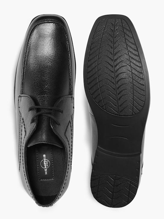 memphis uno bajo zapatos negro deichmann