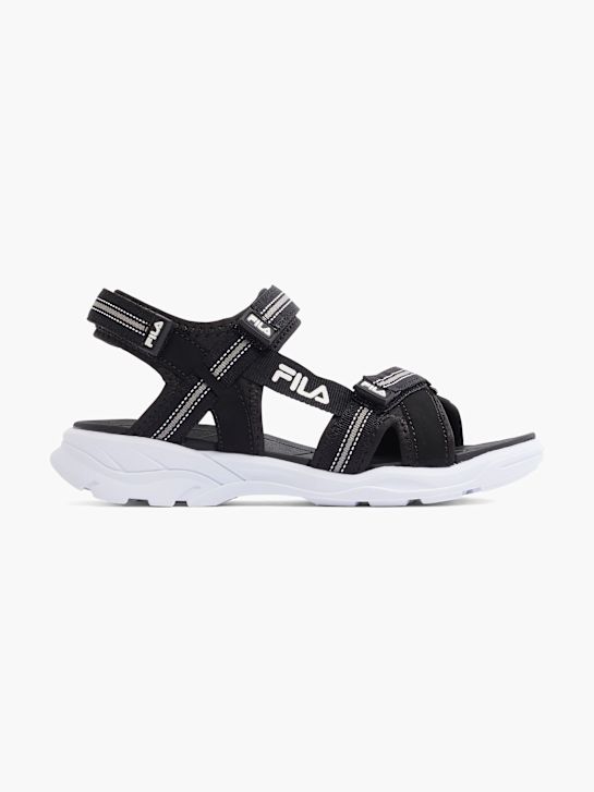fila sandalias negro deichmann