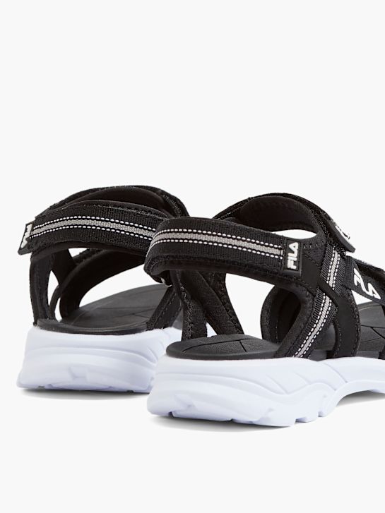 fila sandalias negro deichmann