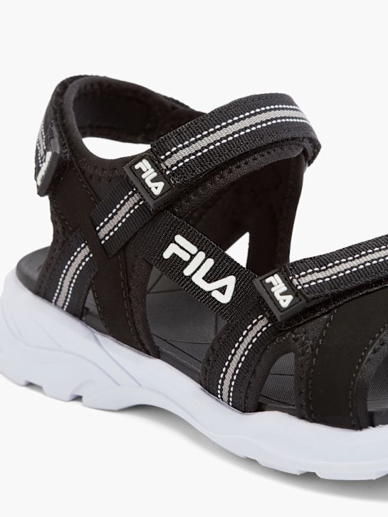 fila sandalias negro deichmann