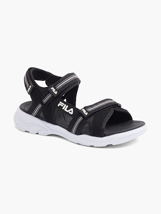 fila sandalias negro deichmann