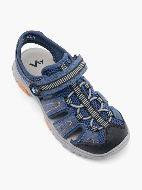 vty pie de la sandalia azul deichmann