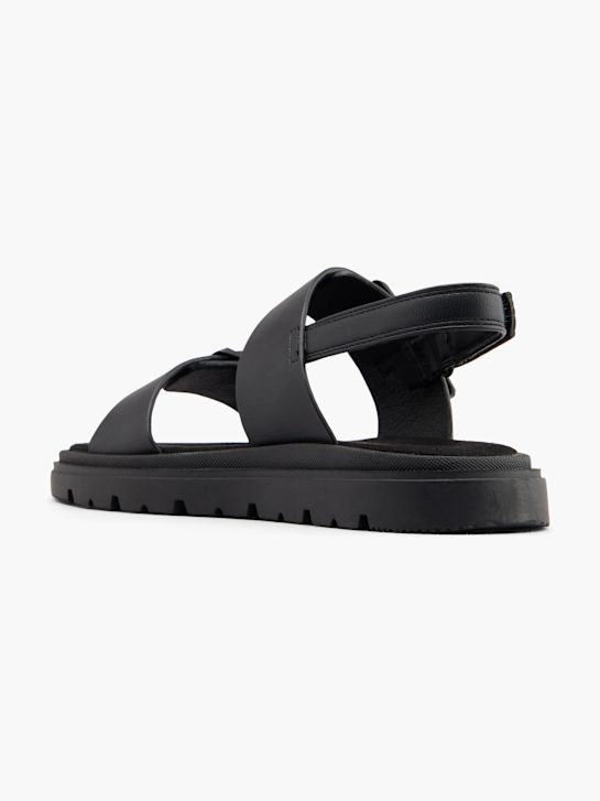 graceland sandalias negro deichmann