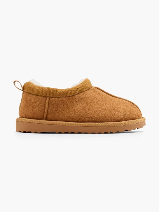 casa mia cerrado en la parte posterior zapatilla beige deichmann