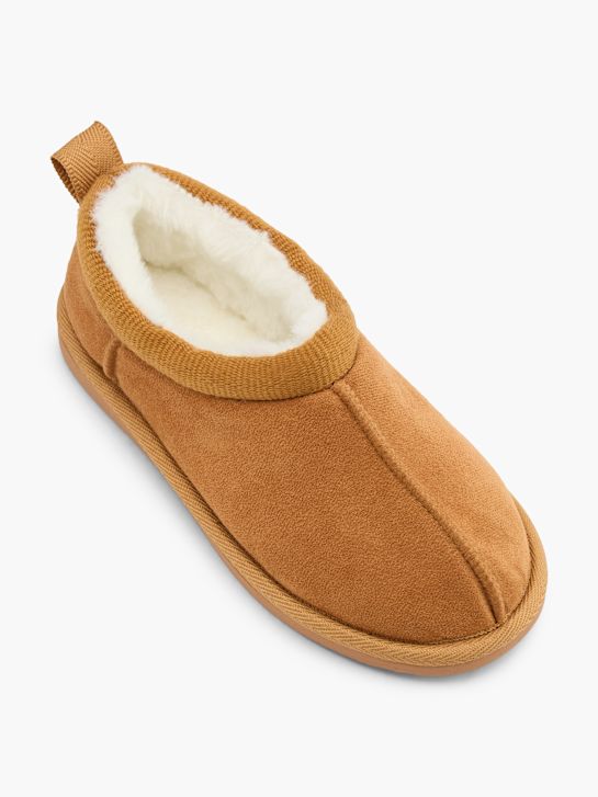 casa mia cerrado en la parte posterior zapatilla beige deichmann