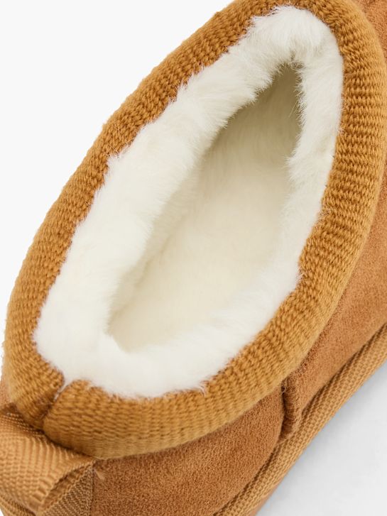 casa mia cerrado en la parte posterior zapatilla beige deichmann
