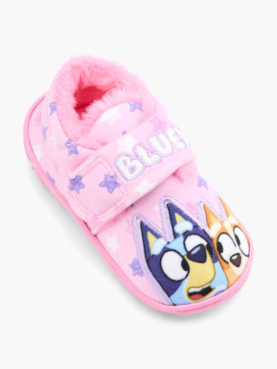 bluey cerrado en la parte posterior zapatilla rosa deichmann