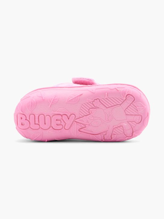 bluey cerrado en la parte posterior zapatilla rosa deichmann