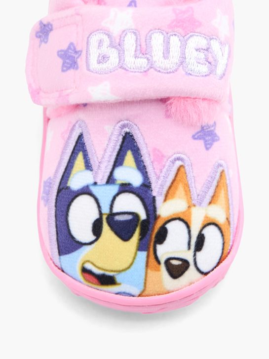 bluey cerrado en la parte posterior zapatilla rosa deichmann