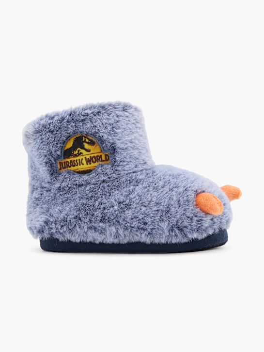 jurassic world zapatilla de felpa azul deichmann