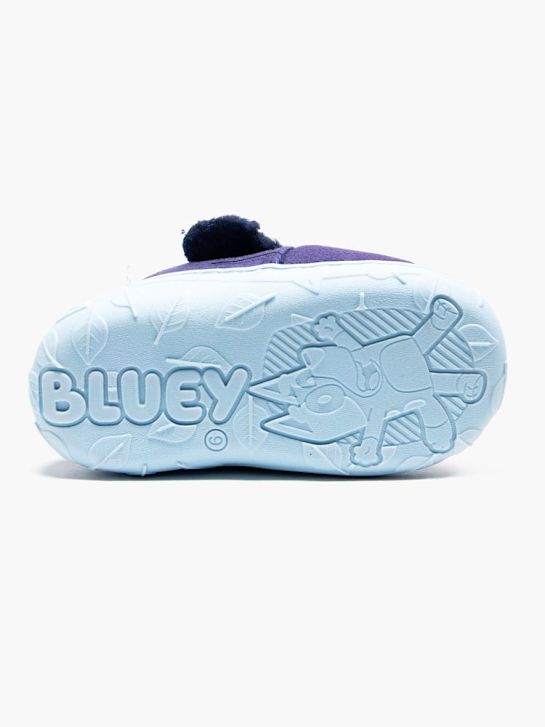 bluey cerrado en la parte posterior zapatilla azul deichmann