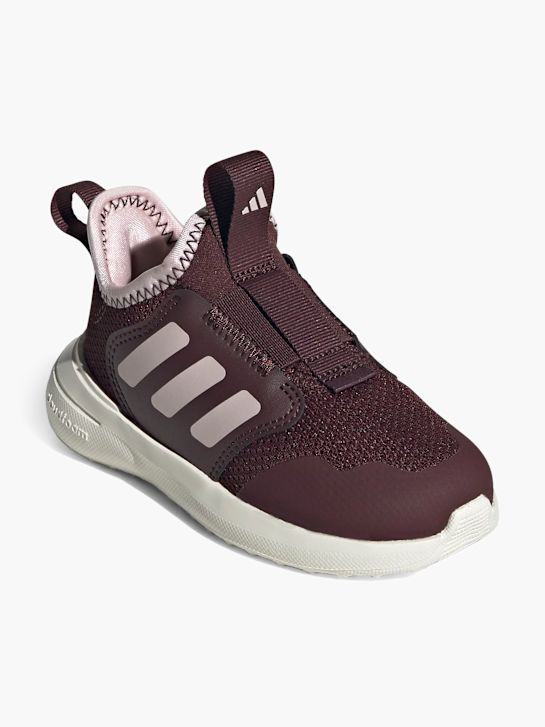 adidas tensaur comodidad ac i entrenador rojo oscuro deichmann