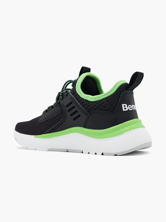 banco de entrenador negro deichmann