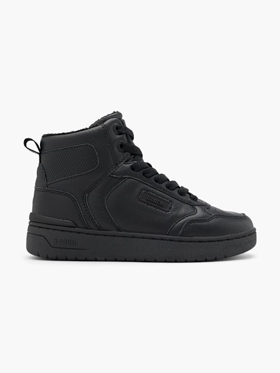 banco de alta entrenador superior negro deichmann