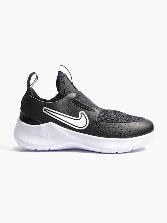 nike flex runner 3 slip-on entrenador negro deichmann