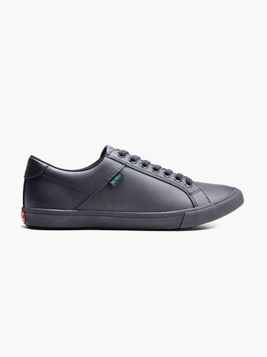 kickers de la escuela de zapatos entrenador negro deichmann
