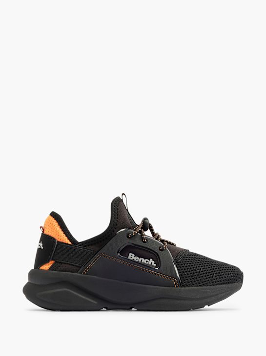 banco de entrenador negro deichmann