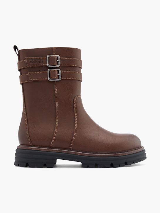 esprit altura de la rodilla de arranque marrón deichmann