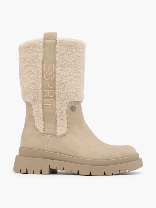 esprit altura de la rodilla de arranque beige deichmann