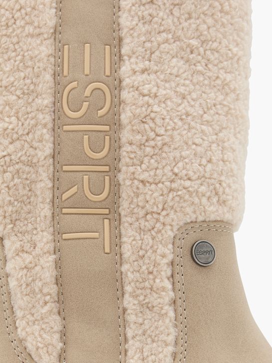 esprit altura de la rodilla de arranque beige deichmann