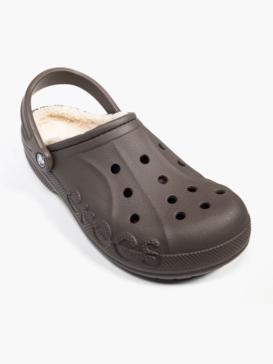 crocs baya forrado obstruir marrón deichmann