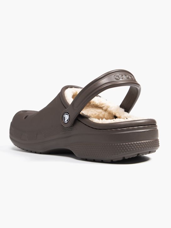 crocs baya forrado obstruir marrón deichmann