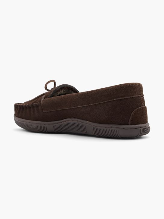 hush puppies cerrado en la parte posterior zapatilla marrón deichmann